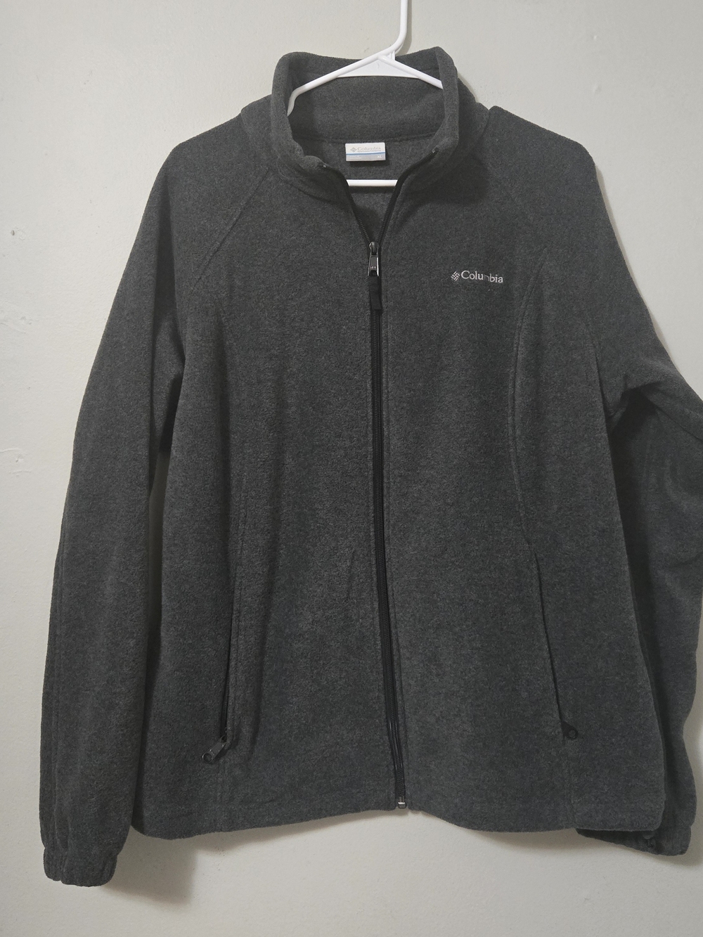 Columbia Men's Dark Gray Full-Zip Fleece Jacket